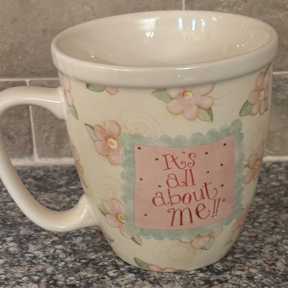 Floral Cream Mug